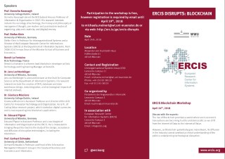 ERCIS Disrupts Blockchain