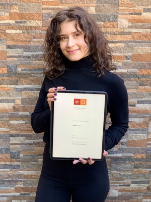 Leonor Ribeiro, winner of the 2021 ERCIS Master Thesis Award