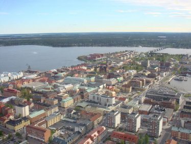Luleå city from above by Pihlbaoge