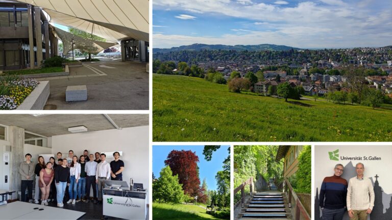 Stefano visiting Uni St. Gallen